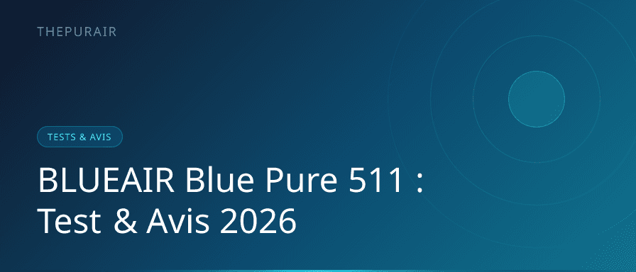 BLUEAIR Blue Pure 511 purificateur d'air petite pièce silencieux HEPASilent