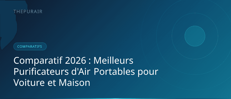 Purificateurs d'air portables comparatif 2026