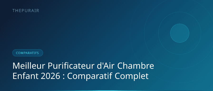 Comparatif purificateurs d'air chambre enfant 2026
