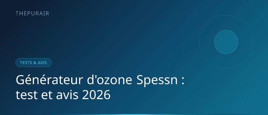 Générateur d'ozone purificateur d'air Spessn blanc crème