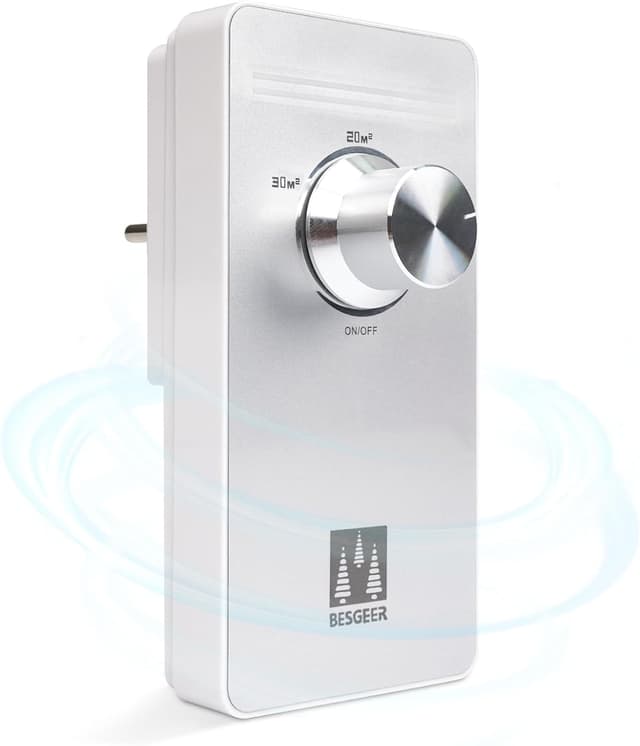 Générateur d'ozone purificateur d'air Spessn — Stérilisateur d'odeurs, chambre, salle de bain, animaux, formaldéhyde